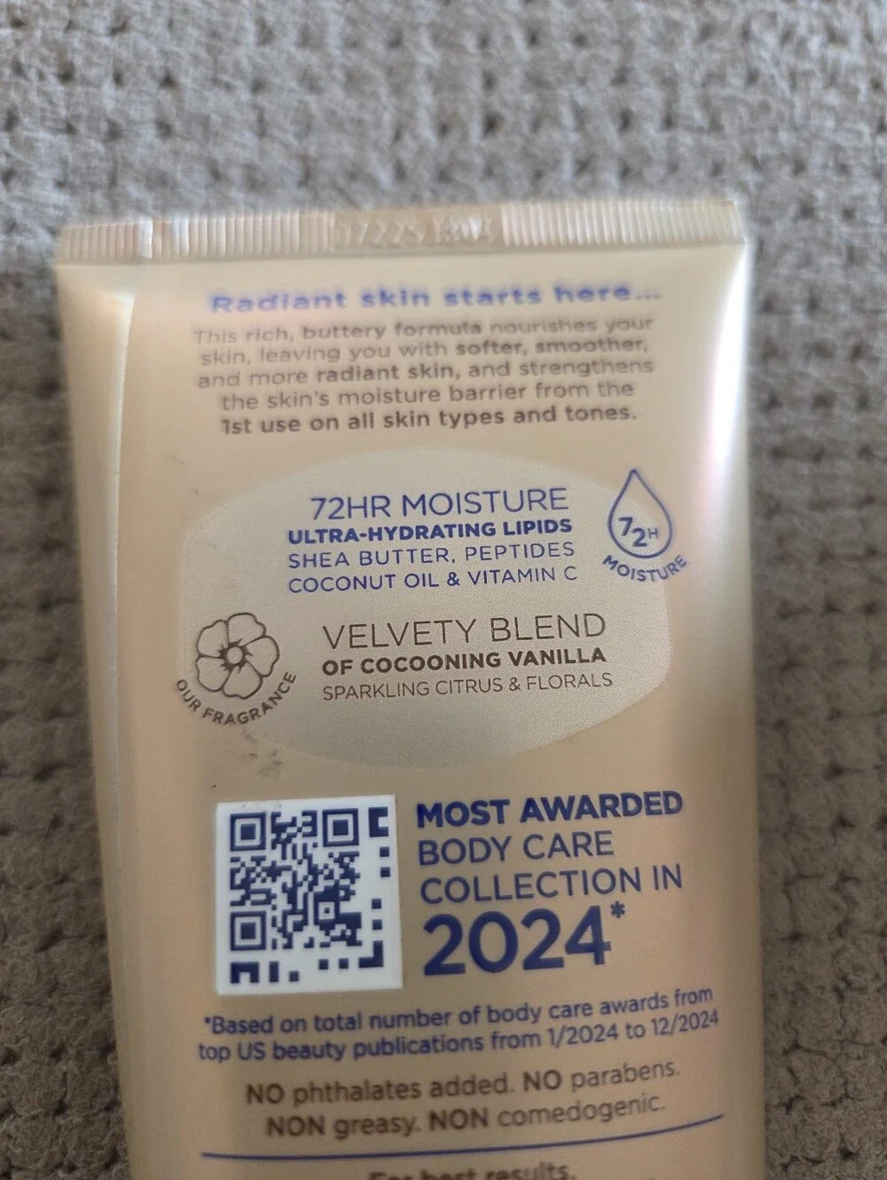 New Vaseline Radiant X Moisturizing Body Butter & Lotion Deep Nourish with 100%